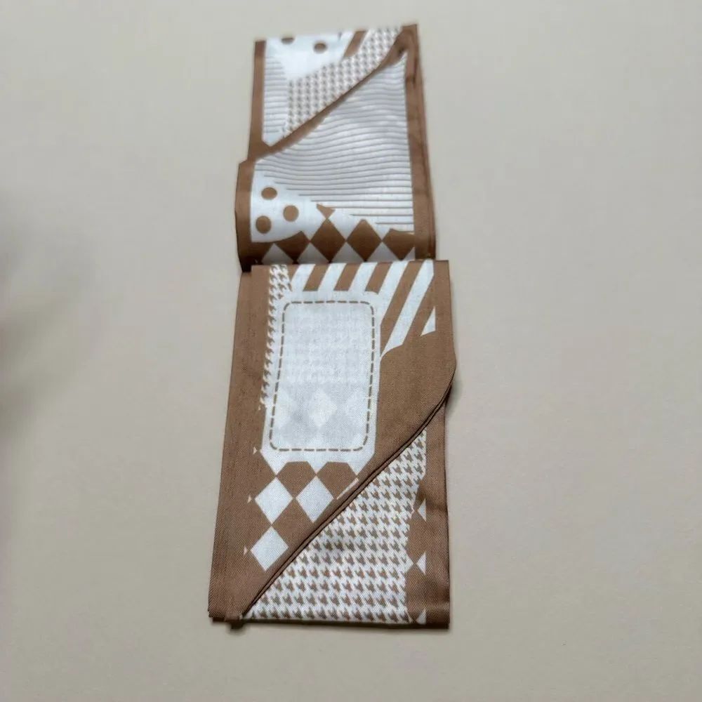 Geometric Patterned Scarf #1845 - Picture 3 of 4